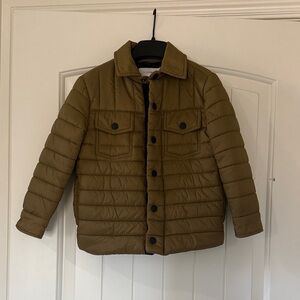 Kids Brown Puffer Jacket